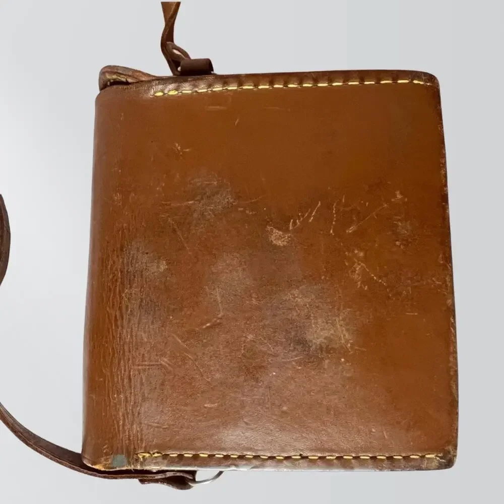 Vintage Bell & Howell Brown Leather Camera Case